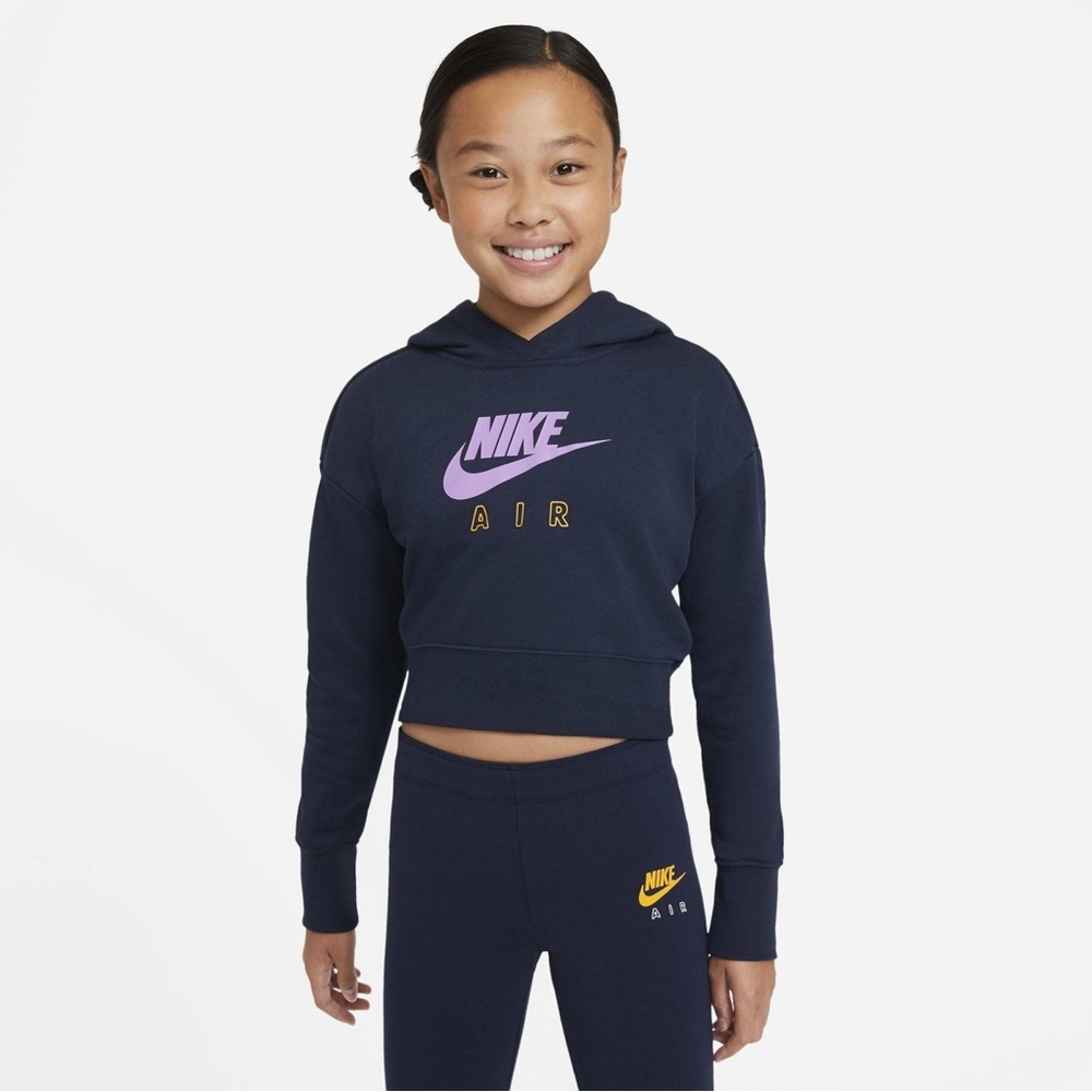 Nike air cropped hoodie